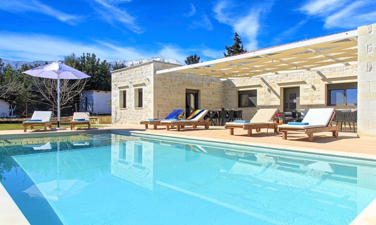 Orientem Villa Heated Pool Georgioupoli Exterior photo